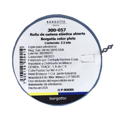 Cadena elástica Abierta 2.3m Borgatta