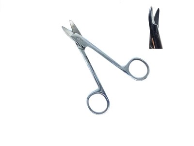 Tijera Oro Curva 11cm Arain