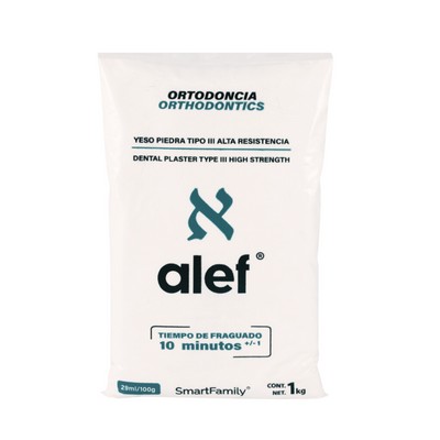 Yeso Ortodoncia Tipo lll 1kg Alef