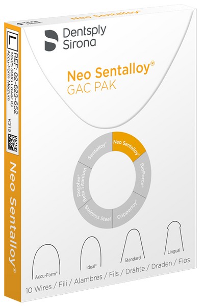 Arco Niti Neo Sentalloy 10pz GAC