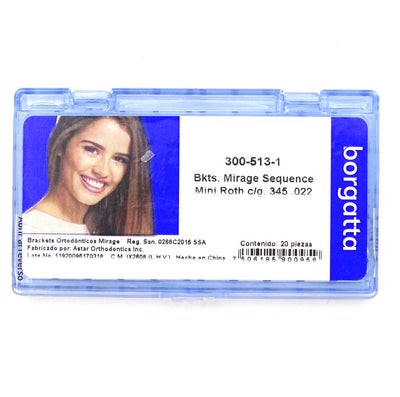 Brackets Mirage Sequence Mini Roth .022 Borgatta