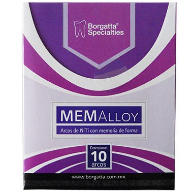 Arco redondo termico niti Memalloy 10pz Borgatta