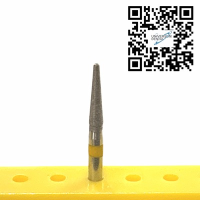 Fresa Diamante Cilíndrica Punta Plana Grano XFino TF-21EF Pza DT