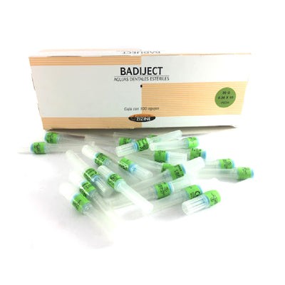 Aguja Dental 100pz Badiject