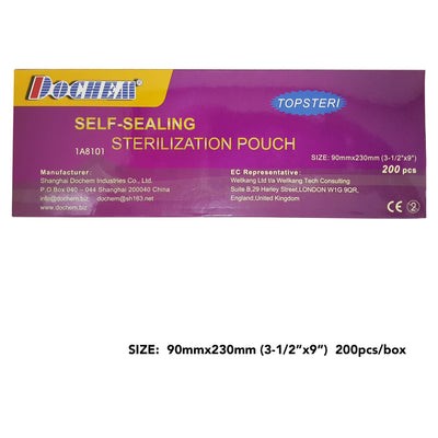 Bolsa Esterilizar Autoclave 3 1/2” x 9” Dochem