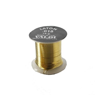 Alambre Rollo Ligadura Latón .018 14gr Valdi