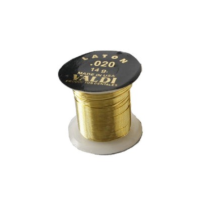 Alambre Rollo Ligadura Latón .020 14gr Valdi
